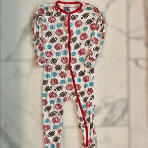 Kickee Pants zipper footie
